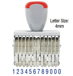 Number Stamp 12 Digits
